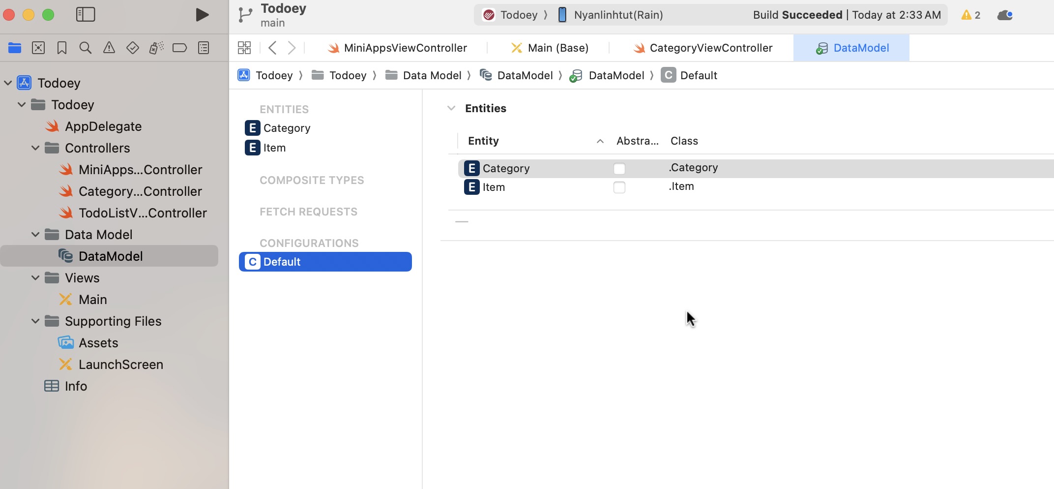 Data Model Overview
