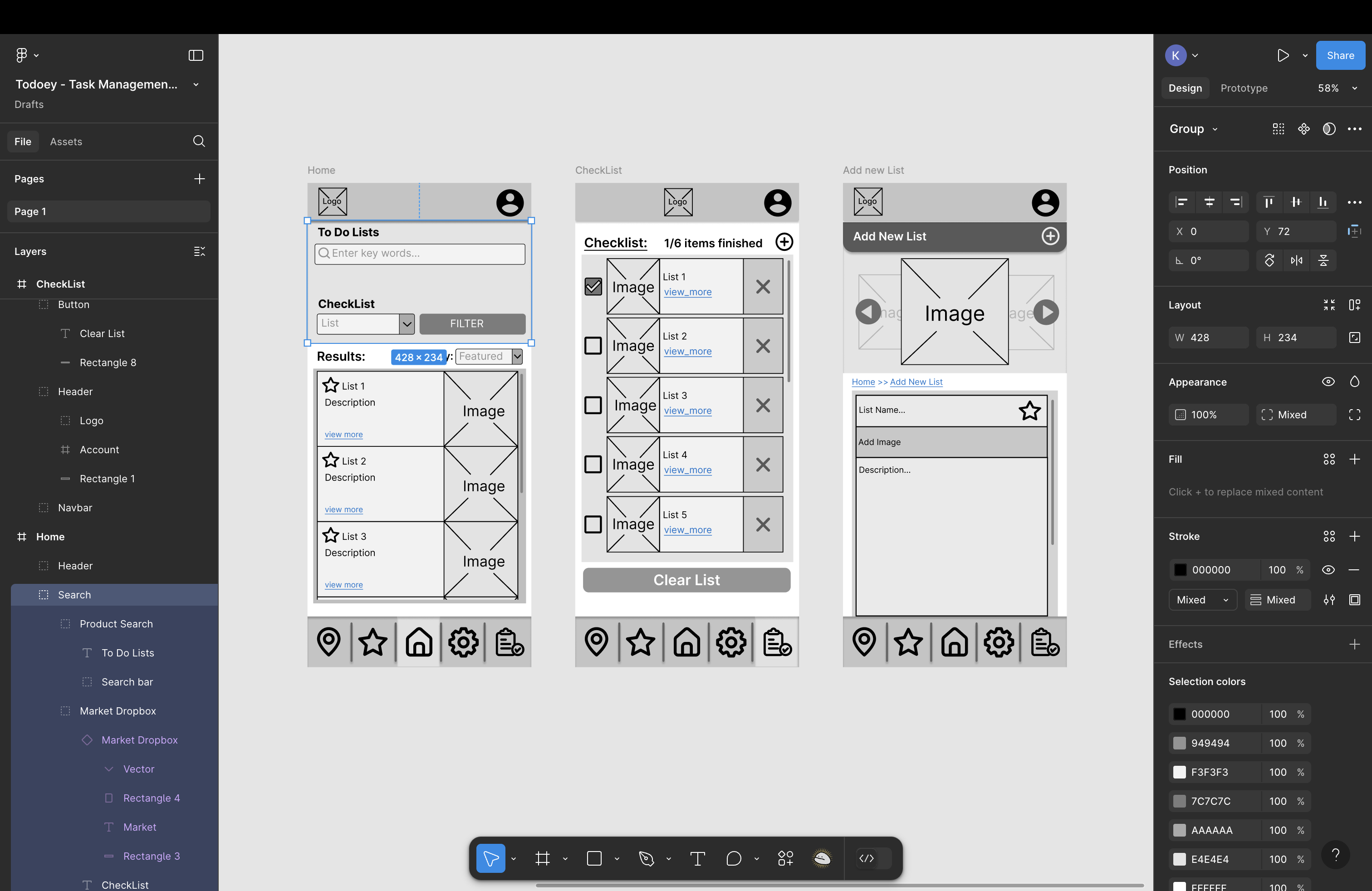 Figma Wireframe